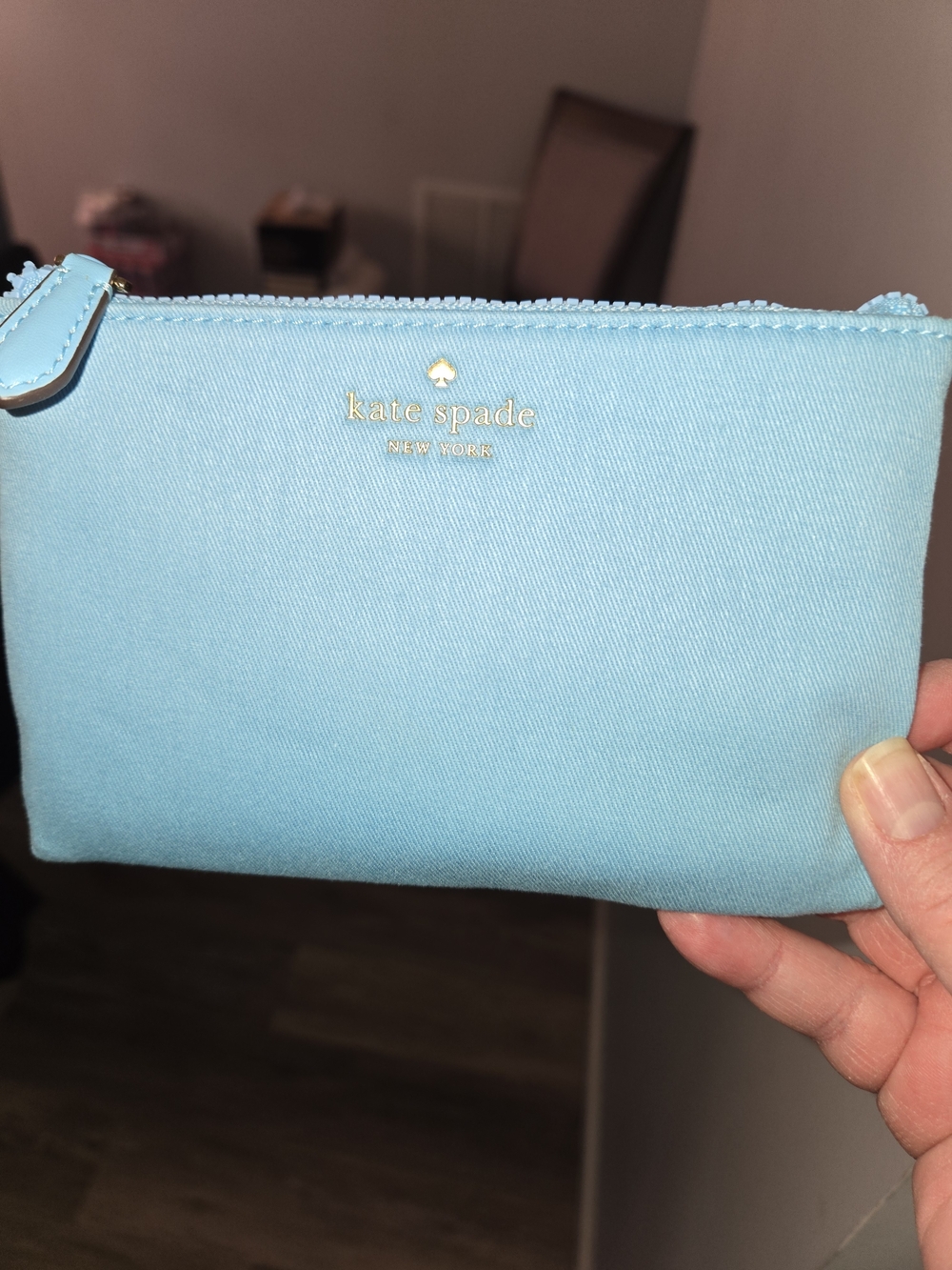 kate spade baby blue clear mini backpack - Picture 2 of 5
